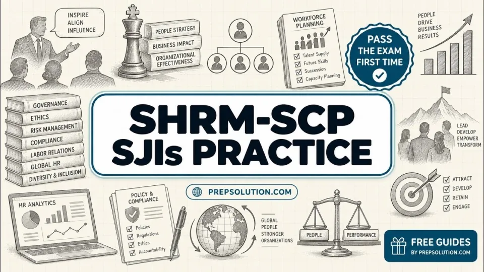SHRM-SCP Practice Questions 2026 | Advanced HR Scenarios & Answers